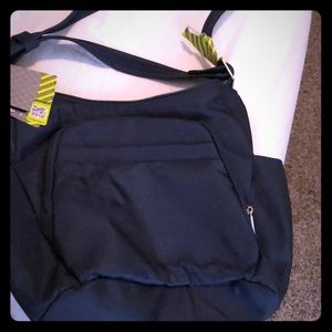 Traveling anti theft classic crossbody bag